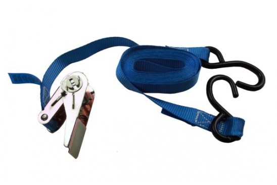 Spanband / sjorband met ratel 25 mm x 4,6 meter